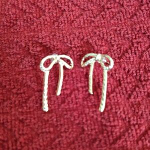 Gold Bow Earrings